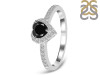  Black Tourmaline & White Topaz Ring BLS-RR-423.