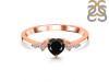  Black Tourmaline & White Topaz Ring BLS-RR-424.