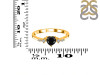  Black Tourmaline & White Topaz Ring BLS-RR-424.