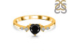  Black Tourmaline & White Topaz Ring BLS-RR-424.