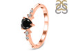  Black Tourmaline & White Topaz Ring BLS-RR-424.