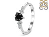  Black Tourmaline & White Topaz Ring BLS-RR-424.