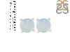 Blue Chalcedony Stud Earring BLX-RDE-1023.