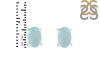 Blue Chalcedony Stud Earring BLX-RDE-1154.