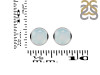 Blue Chalcedony Stud Earring BLX-RDE-1254.