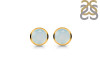 Blue Chalcedony Stud Earring BLX-RDE-1254.
