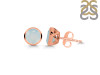 Blue Chalcedony Stud Earring BLX-RDE-1254.