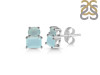 Blue Chalcedony Stud Earring BLX-RDE-1267.