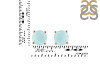 Blue Chalcedony Stud Earring BLX-RDE-1353.