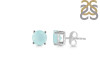 Blue Chalcedony Stud Earring BLX-RDE-1353.