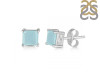 Blue Chalcedony Stud Earring BLX-RDE-1373.