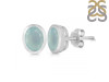 Blue Chalcedony Stud Earring BLX-RDE-1376.