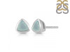Blue Chalcedony Stud Earring BLX-RDE-1378.