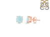 Blue Chalcedony Stud Earring BLX-RDE-1436.