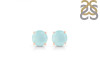 Blue Chalcedony Stud Earring BLX-RDE-1437.
