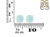 Blue Chalcedony Stud Earring BLX-RDE-1437.