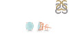 Blue Chalcedony Stud Earring BLX-RDE-1438.