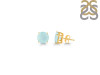 Blue Chalcedony Stud Earring BLX-RDE-1438.