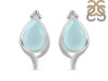 Blue Chalcedony Stud Earring BLX-RDE-26.