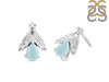 Blue Chalcedony Stud Earring BLX-RDE-30.