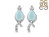 Blue Chalcedony Stud Earring BLX-RDE-36.
