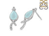 Blue Chalcedony Stud Earring BLX-RDE-36.