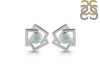Blue Chalcedony Stud Earring BLX-RDE-627.