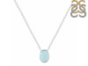Blue Chalcedony Necklace BLX-RDN-455.