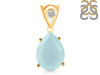 Blue Chalcedony Pendant BLX-RDP-481-V-LOOP.