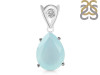 Blue Chalcedony Pendant BLX-RDP-481-V-LOOP.
