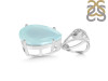 Blue Chalcedony Pendant BLX-RDP-481-V-LOOP.