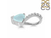 Blue Chalcedony & White Topaz Pendant BLX-RDP-540.