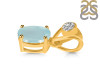 Blue Chalcedony Pendant BLX-RDP-551-V-LOOP.