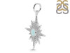 Blue Chalcedony & White Topaz Pendant BLX-RDP-693.