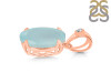 Blue Chalcedony Pendant BLX-RDP-744-V-LOOP.