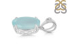 Blue Chalcedony Pendant BLX-RDP-744-V-LOOP.