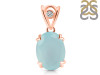 Blue Chalcedony Pendant BLX-RDP-745-V-LOOP.