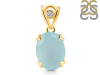 Blue Chalcedony Pendant BLX-RDP-745-V-LOOP.