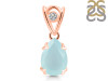Blue Chalcedony Pendant BLX-RDP-752-V-LOOP.