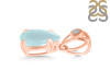 Blue Chalcedony Pendant BLX-RDP-752-V-LOOP.