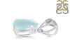 Blue Chalcedony Pendant BLX-RDP-752-V-LOOP.
