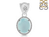 Blue Chalcedony Pendant BLX-RDP-755-V-LOOP.