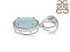 Blue Chalcedony Pendant BLX-RDP-755-V-LOOP.