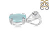 Blue Chalcedony Pendant BLX-RDP-762-V-LOOP.