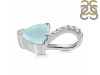 Blue Chalcedony & White Topaz Pendant BLX-RDP-819.