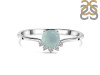Blue Chalcedony & White Topaz Ring BLX-RDR-1942.