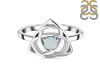 Blue Chalcedony Triquetra Ring BLX-RDR-2142.