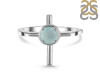 Blue Chalcedony Holy Cross Ring BLX-RDR-2143.