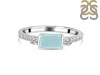 Blue Chalcedony & White Topaz Ring BLX-RDR-2186.