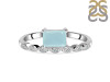Blue Chalcedony & White Topaz Ring BLX-RDR-2199.